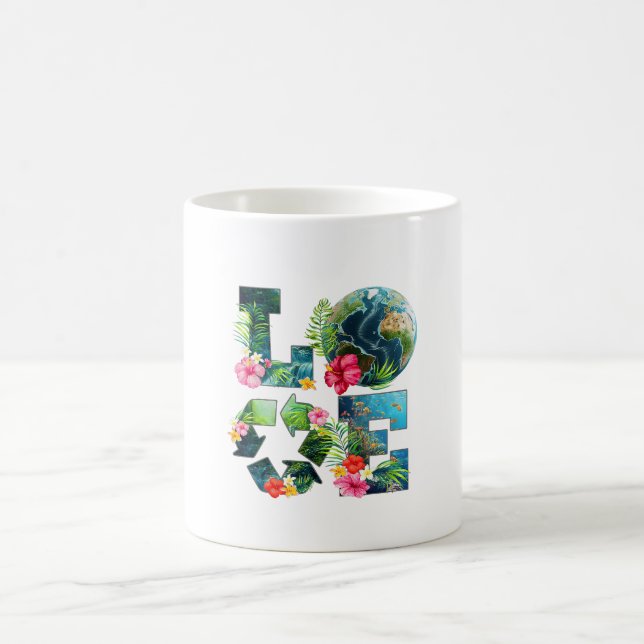 Save The Planet Coffee Mug (Center)