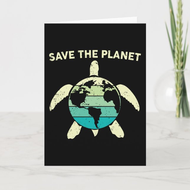 Save the Planet Earth Environment Card (Front)