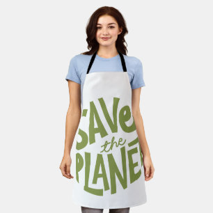 Save the Planet Eco Design Apron