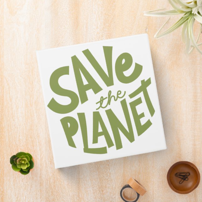 Save the Planet Eco Design Binder (In Situ)