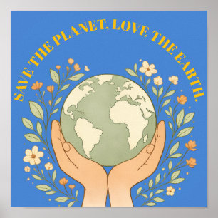 Save the Planet Love the Earth 2026 Poster