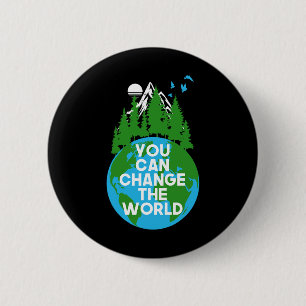 Save The Planet Mother Earth Cool Earth Day Lovers 2 Inch Round Button