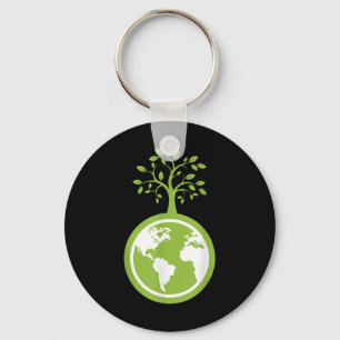 Save The Planet - Save The Earth Environmental Pro Keychain