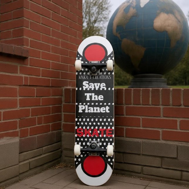 Save The Planet Skate Skateboard (Creator Uploaded)
