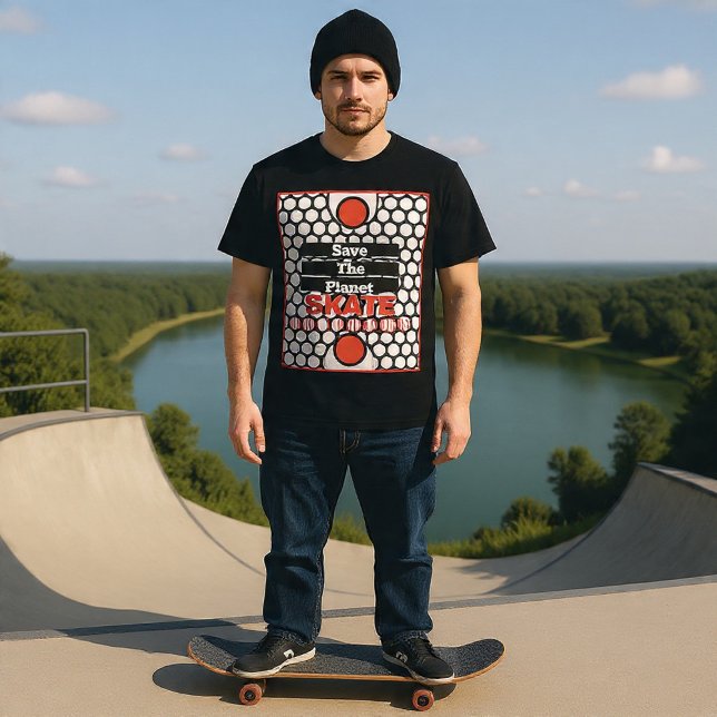 Save The Planet Skate Skateboard T-Shirt (Creator Uploaded)
