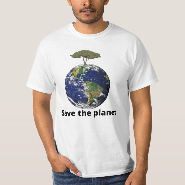 save the planet t-shirt (Front)