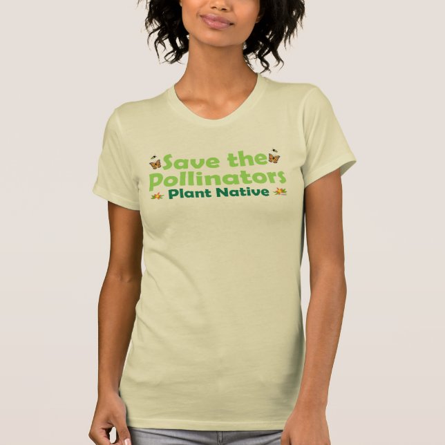 Save the Pollinators T-Shirt (Front)