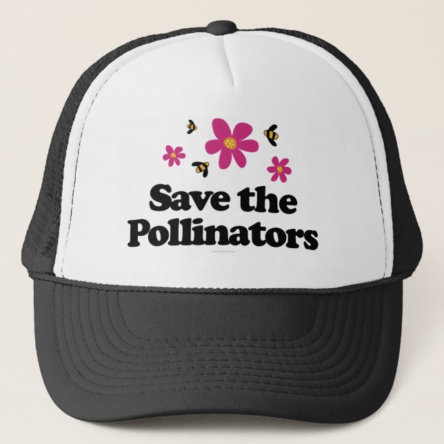 Save the Pollinators Trucker Hat (Front)