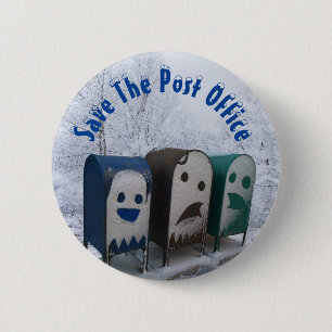 Save The Post Office 2 Inch Round Button