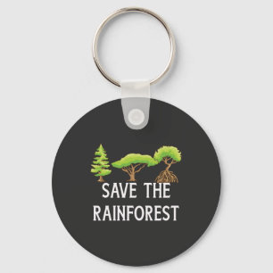 Save The Rainforest Keychain