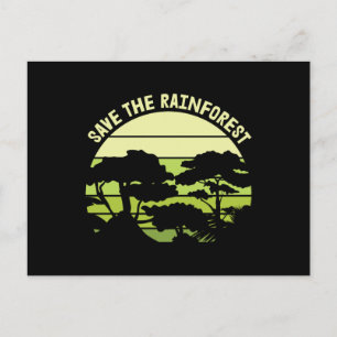 Save the Rainforest Postcard