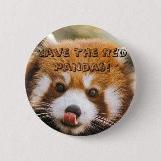 Save The Red Pandas! 2 Inch Round Button