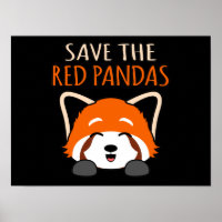 Save The Red Pandas Cute Pet Animal Panda Lover Gr