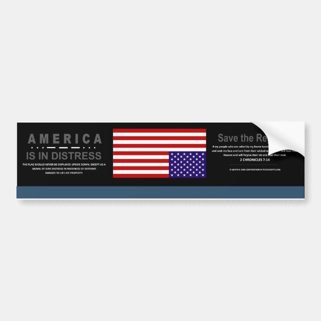 Save the Republic bumper sticker (Front)