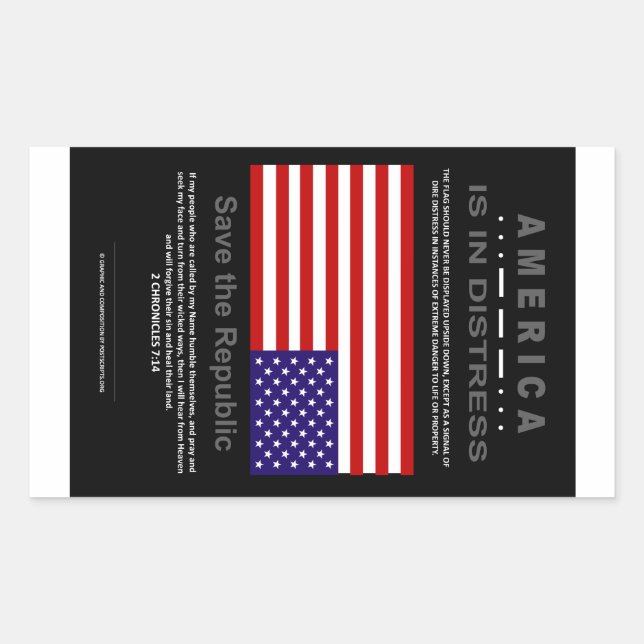 Save the Republic sticker (Front)