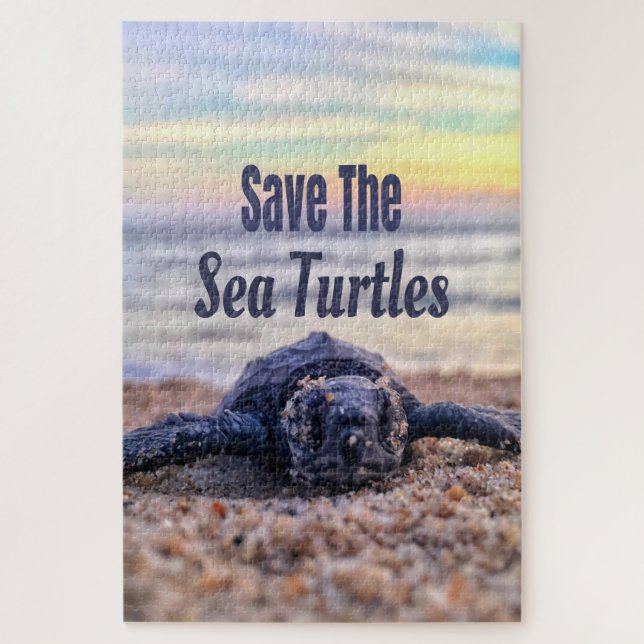 Save The Sea Turtles Jigsaw Puzzle (Vertical)
