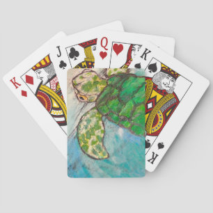 Save The Sea Turtle's Playing Cards