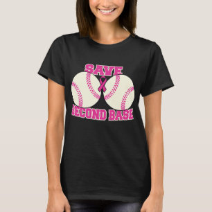 Save The Second Base Breast Cancer T-Shirt