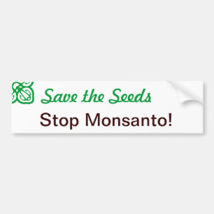 Save the Seeds Bumper Sticker