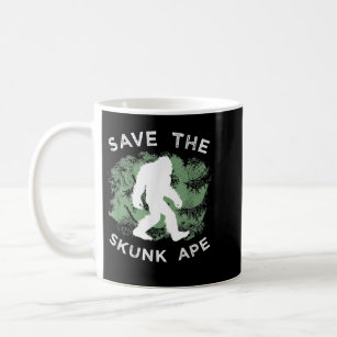 Save The Skunk Ape Bigfoot Swamp Sasquatch  Coffee Mug