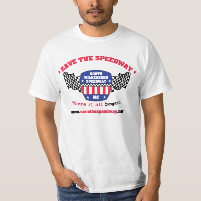 Save The Speedway T-Shirt (Front)