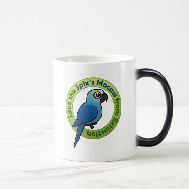 Save the Spix's Macaw from Extinction Magic Mug (Right)