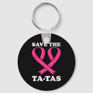 Save The Ta-tas! Breast Cancer Awareness Keychain