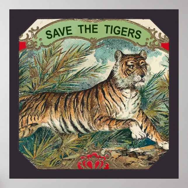 Save The Tigers Poster (Front)