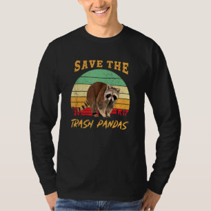 Save The Trash Pandas Raccoon Animal T-Shirt