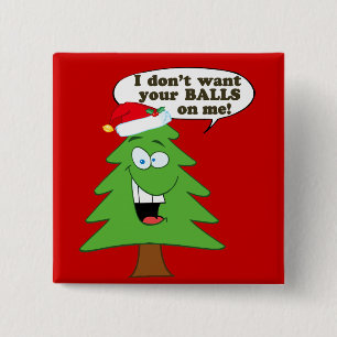 Save The Trees 2 Inch Square Button