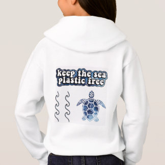 SAVE THE TURTLES, Keep the sea plastic free Hoodie