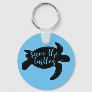Save the Turtles Keychain