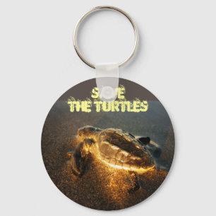 Save the Turtles Keychain