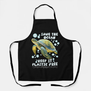 Save the Turtles Save the Ocean protect species Apron