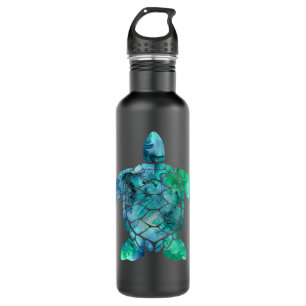 Save The Turtles Sea Turtle Gifts Ocean Animals Se 710 Ml Water Bottle
