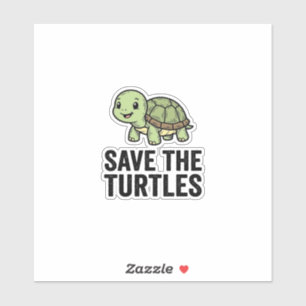 Save The Turtles Vintage Turtle Conservation Shirt