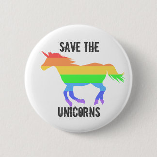 Save The Unicorns 2 Inch Round Button