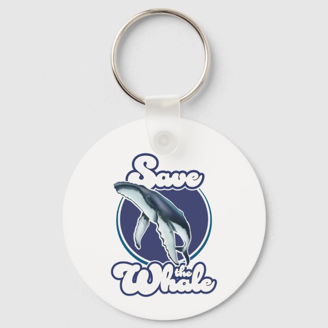 Save the Whale Keychain (Front)
