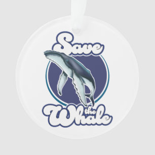 Save the Whale Ornament