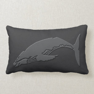Save the Whales #3 Lumbar Pillow