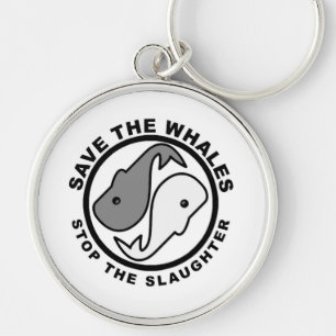 Save the Whales - Animal Rights Keychain