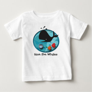 Save the Whales Baby T-Shirt