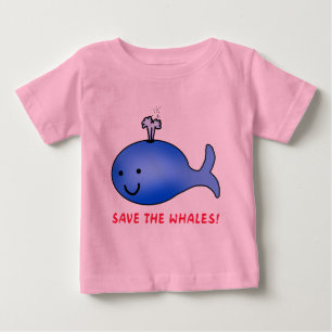 Save the Whales! Baby T-Shirt