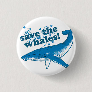 Save the Whales Button