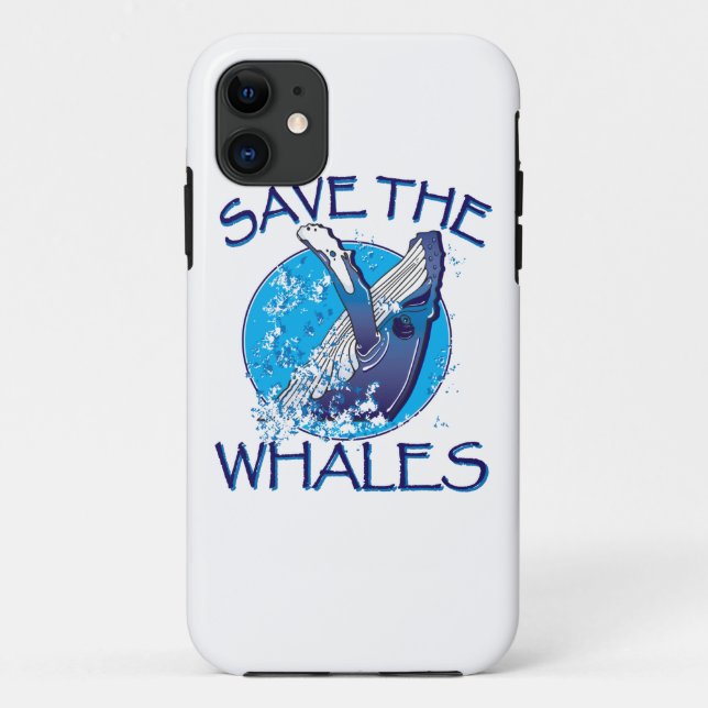 Save the Whales Case-Mate iPhone Case (Back)
