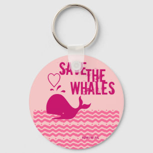 Save The Whales - Environmentally Conscious Keychain