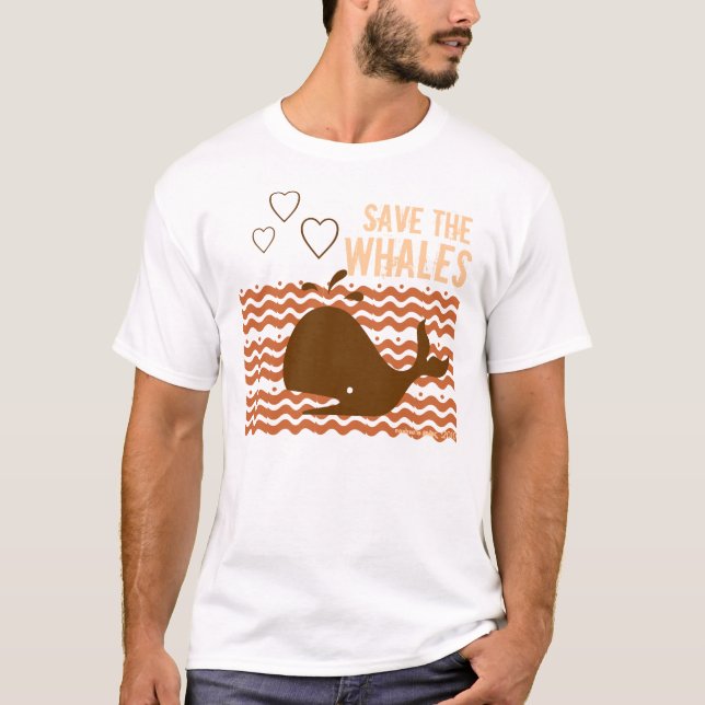 Save The Whales - Environmentally Conscious T-Shirt (Front)