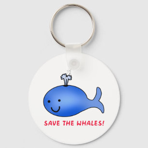 Save the Whales! Keychain