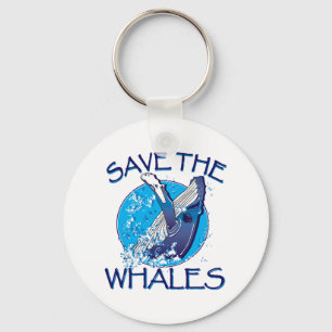 Save the Whales Keychain