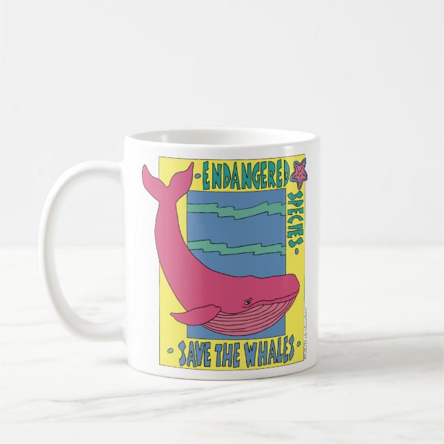 Save The Whales Mug (Left)